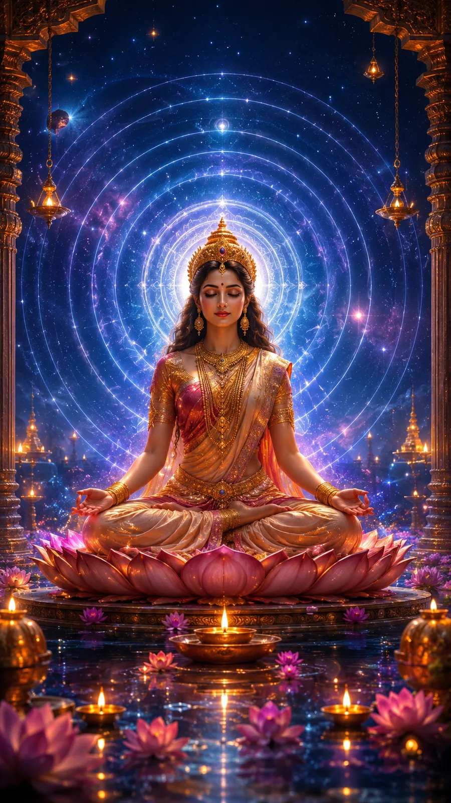 Devi in the form of Shanti: The stillness that holds steady in any storm