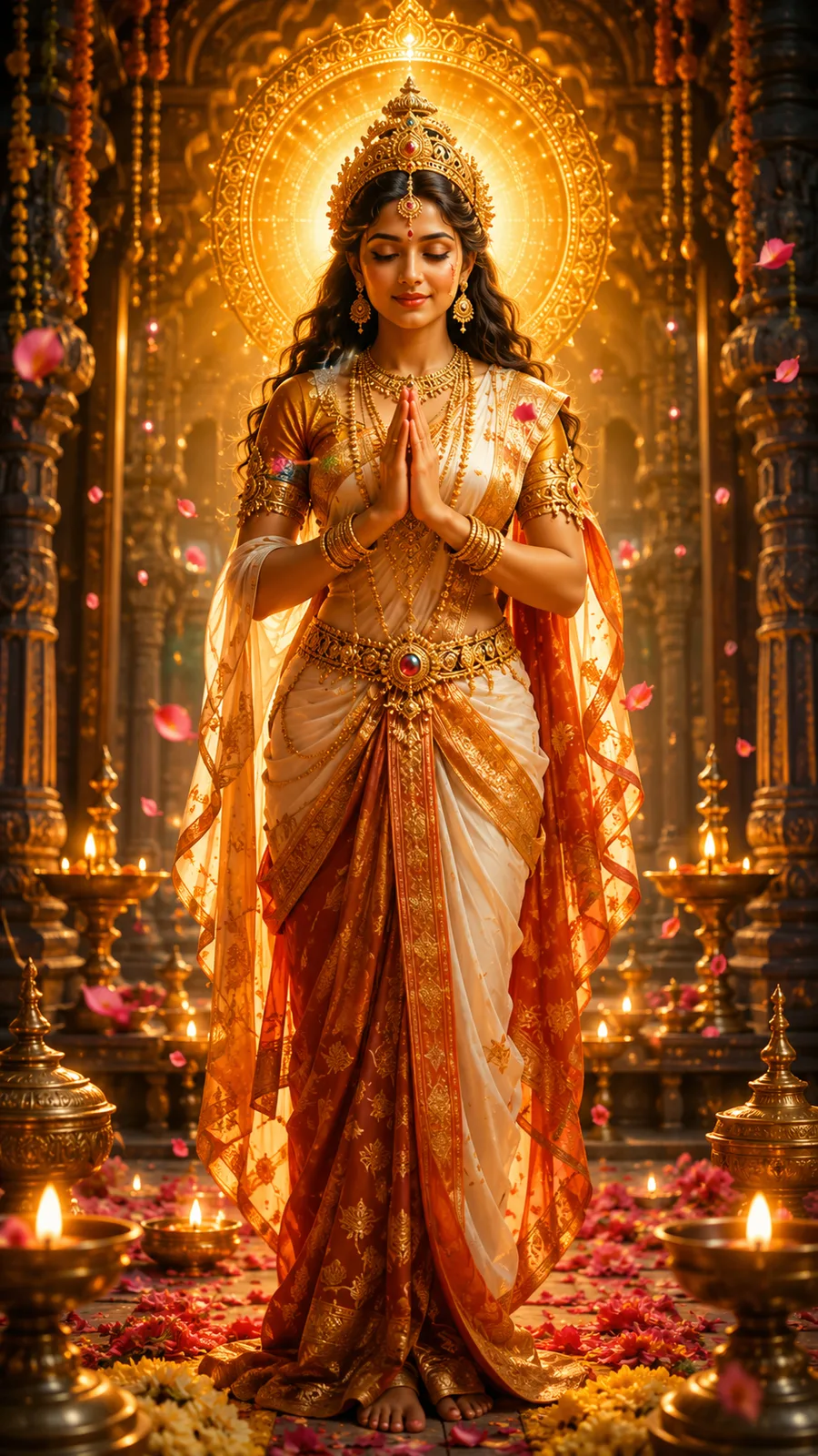 Devi in the form of Kanti: The light that shines from an interior state of grace