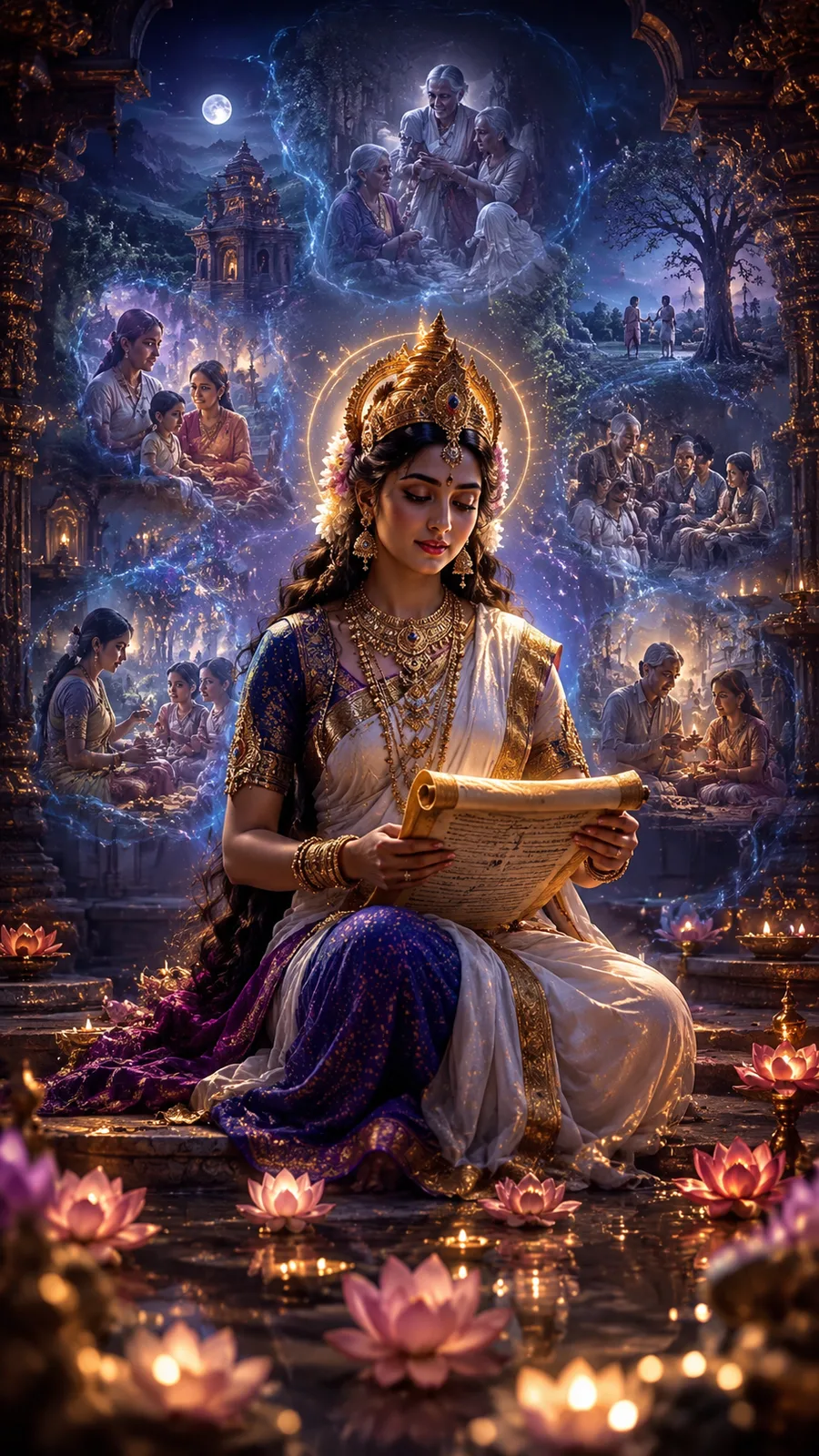 Devi in the form of Smriti: The thread connecting a being to its past and identity