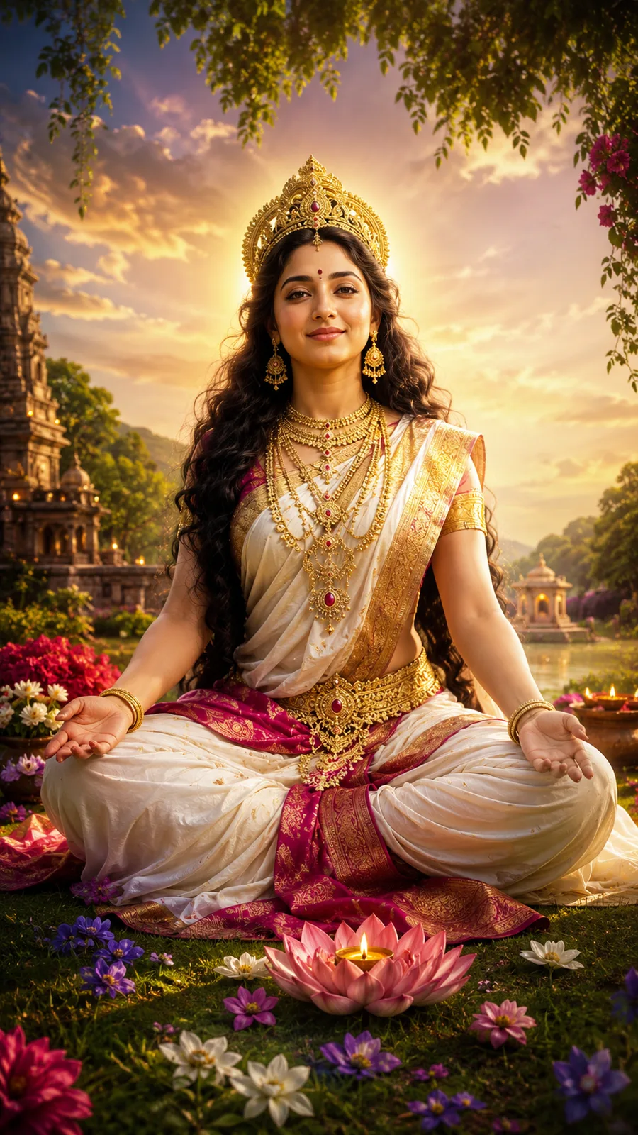 Devi in the form of Tushti: The grace of resting in what already is