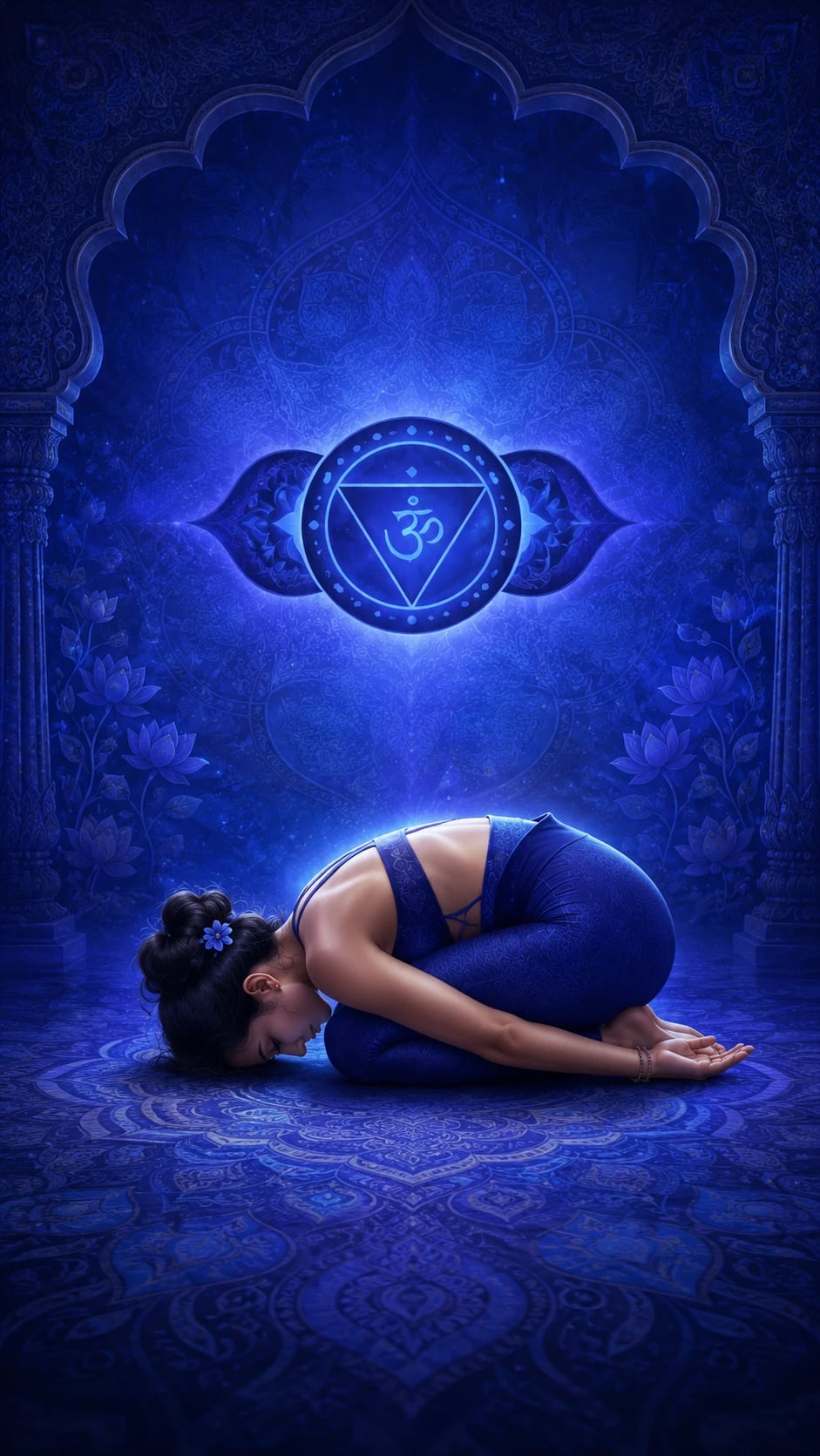Ajna Chakra yoga pose