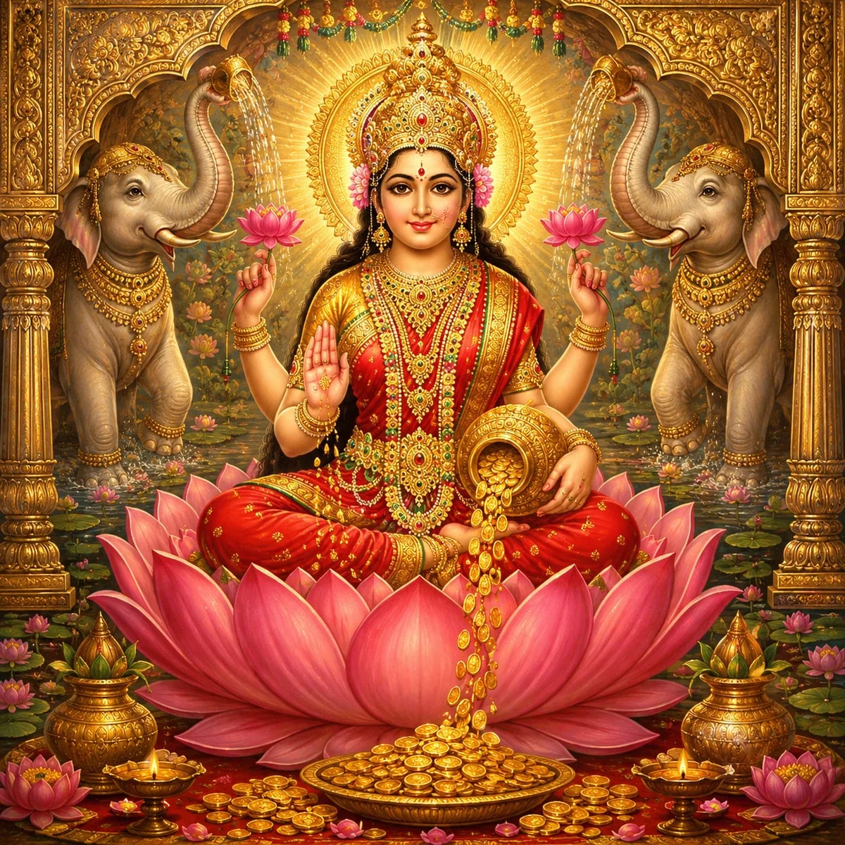 Om Shreem Mahalakshmyai Namah