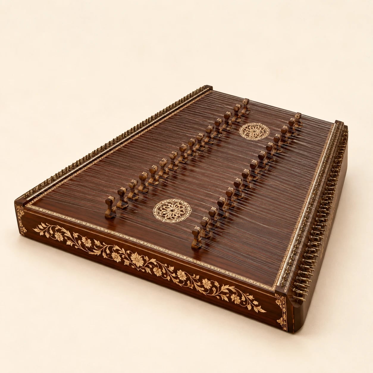 Santoor — hammered, crystalline, shimmering
