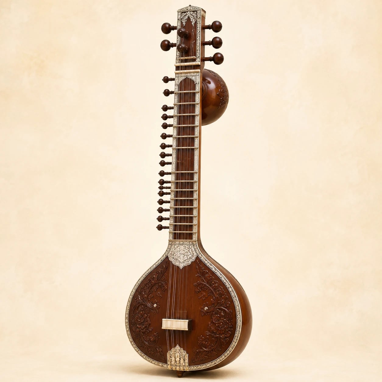 Surbahar — bass sitar, very deep slow tones