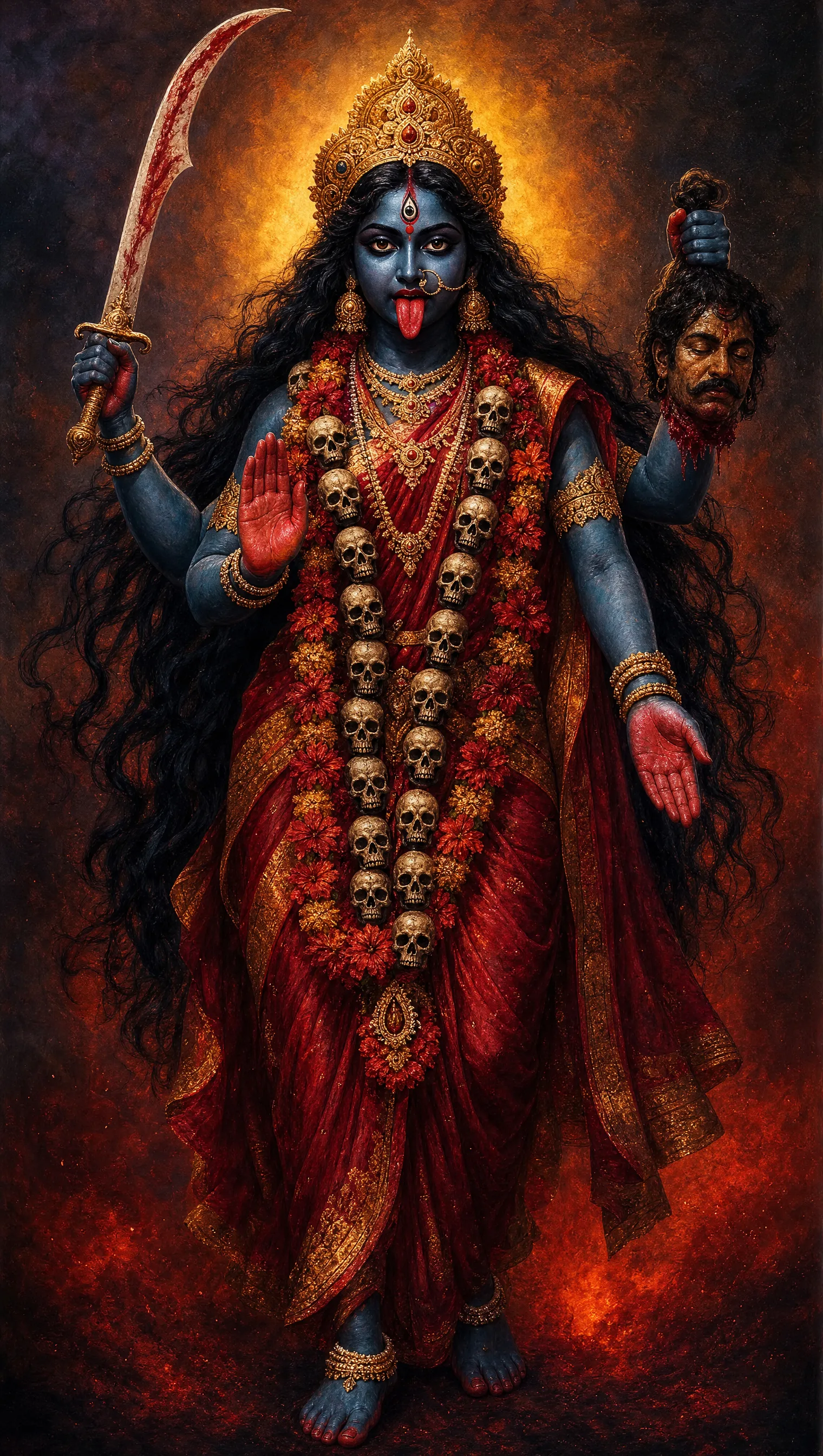 Abhayadayini — The Giver of Fearlessness form of Kali