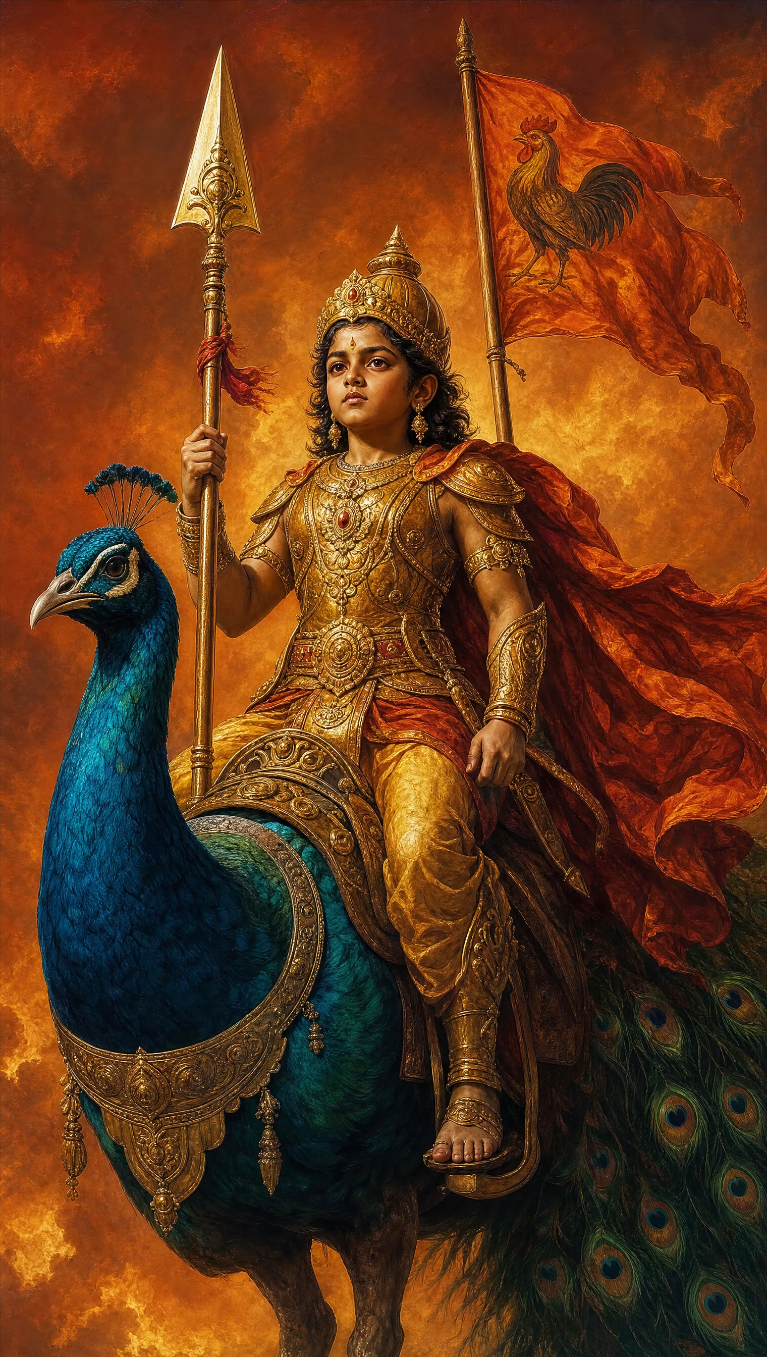 Devasenapati — Commander of the Divine Army form of Kartikeya