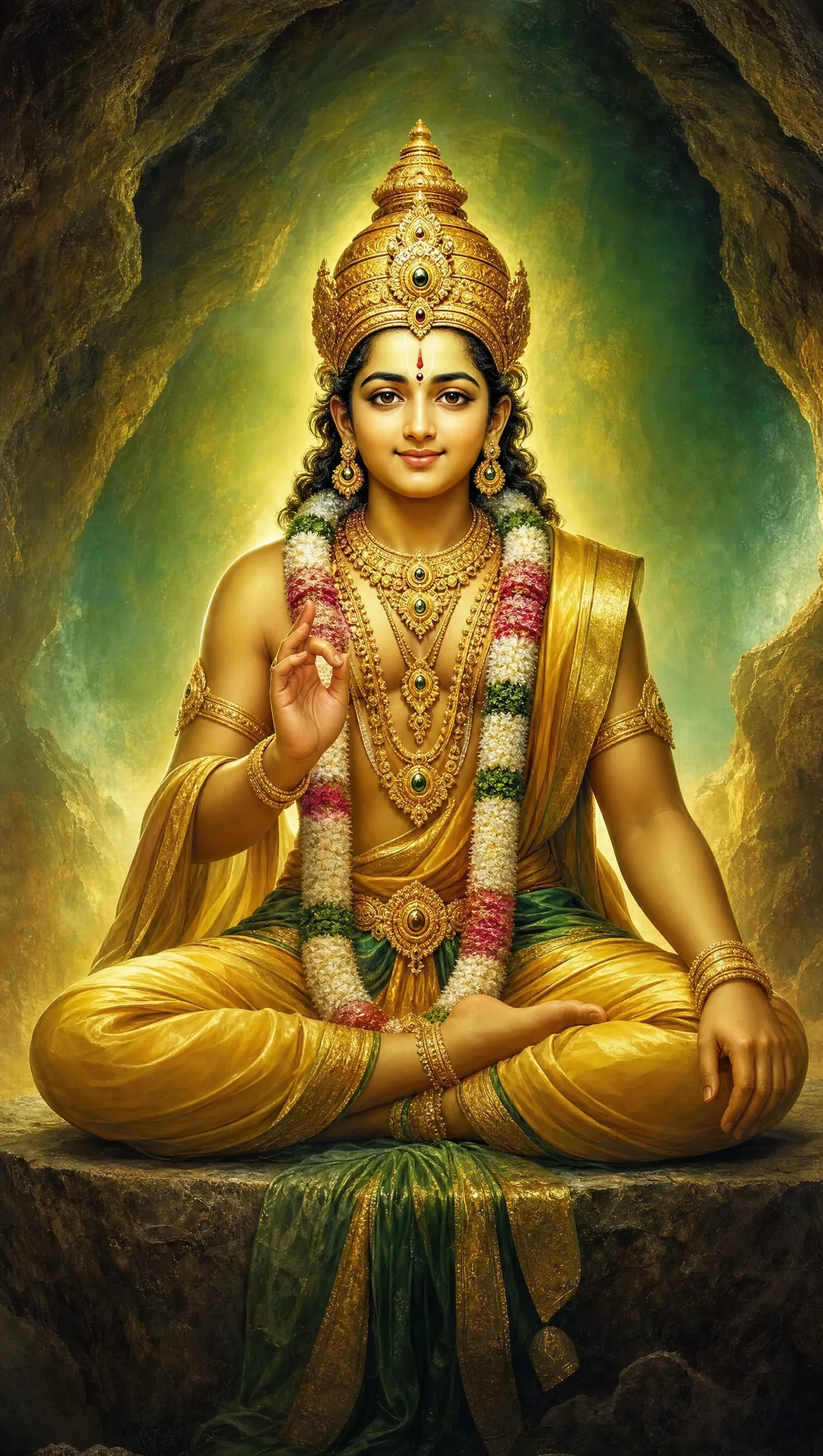 Guruguha — The Teacher in the Cave form of Kartikeya